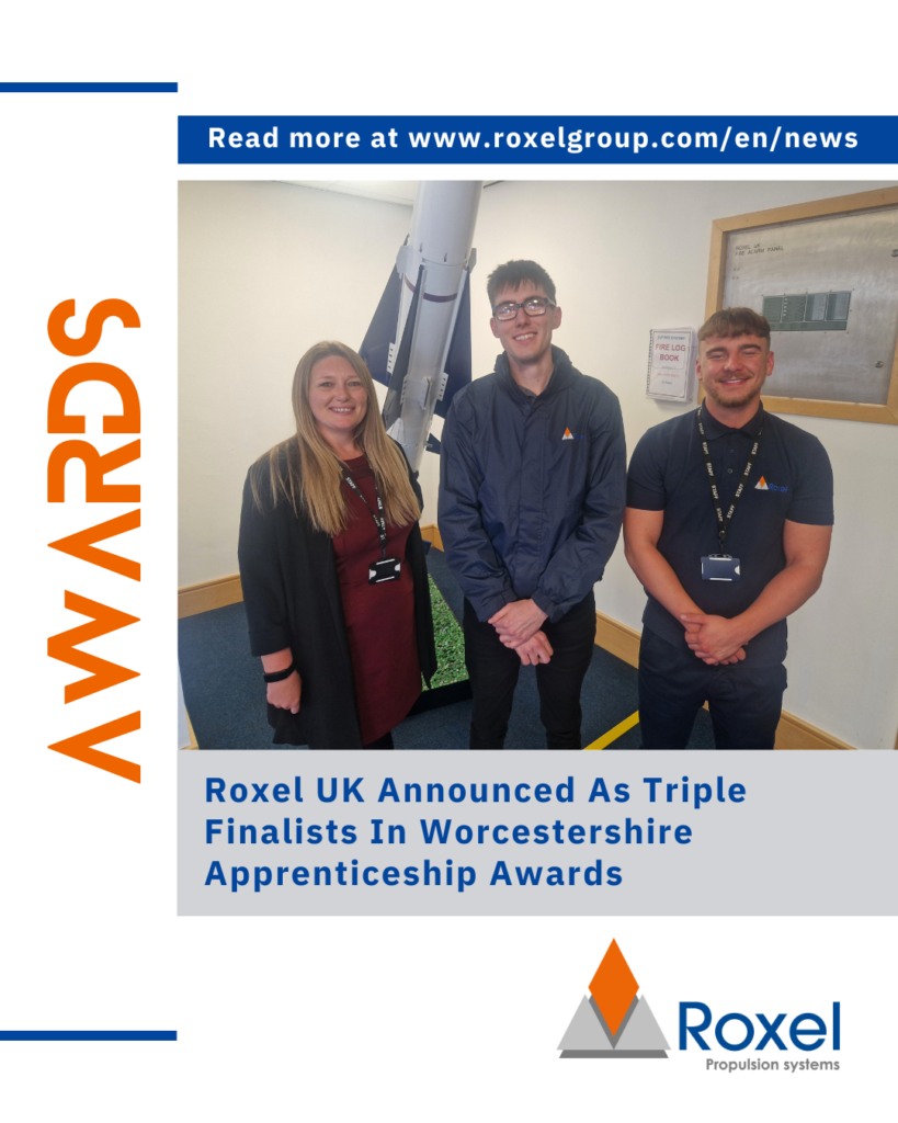 Three Roxel UK Apprentices pictured in the office